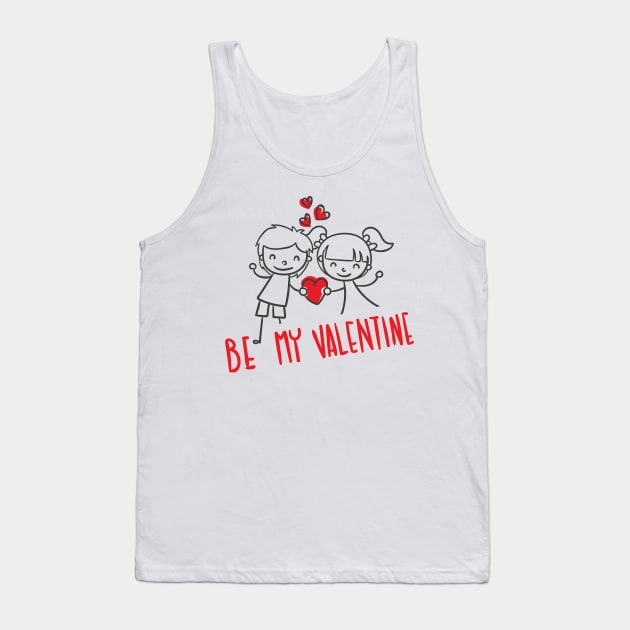 Be My Valentine Tank Top by B&K